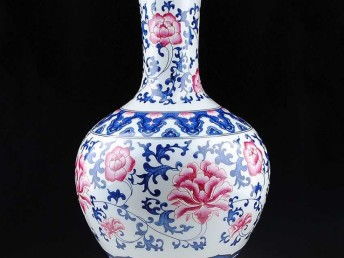 图 斗彩天球瓶藏品鉴定机构 珠海艺术品 收藏品